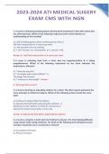 2023-2024 ATI MEDICAL SUGERY EXAM CMS WITH NGN DOWNLOAD TO SCORE A &plus;