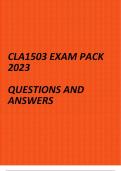 Commercial law IC (CLA1503 EXAM PACK 2023)