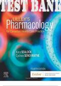 TEST BANK for Lilley's Pharmacology for Canadian Health Care Practice 4th Edition by Linda Lilley, Kara Sealock Julie Snyder. ISBN-13 9780323694803 (Complete 58 Chapters)