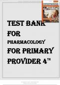 Pharmacology for the Primary Care Provider Edmunds 4th Edition Test Bank ISBN:978-2 Pass your classes with ease with this great study source! Instant delivery (Printed PDF) To clarify, this is not a TEXTBOOK! This is a Test Bank (Study Questions) to help 
