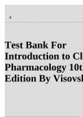 Introduction to Clinical Pharmacology notes