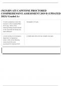 (NGN)RN ATI CAPSTONE PROCTORED COMPREHENSIVE ASSESSMENT 2019 B (UPDATED 2023)/ Graded A+