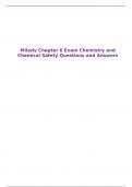Milady Chapter 6 Exam Chemistry and Chemical Safety Questions and Answers