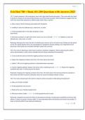 Exit Hesi 700 &plus; Bank 101-200 Questions with Answers 2023