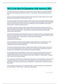 NGN Exit Hesi 94 Questions with Answers 2023