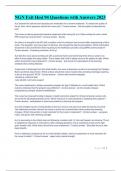 NGN Exit Hesi 94 Questions with Answers 2023