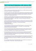 NGN Exit Hesi 94 Questions with Answers 2023