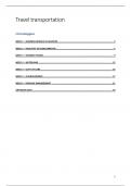 TITT Travel Industry Transportation samenvatting BUas