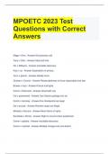 MPOETC 2023 Test Questions with Correct Answers 
