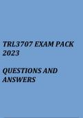 Logistics Activities(TRL3707 Exam pack 2023)