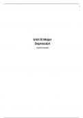 Unit IX Major Depression 2023