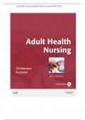Adult Health Nursing 6th Edition Barbara Lauritsen Test Bank