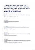 AMSCO APUSH MC 2022 Questions and Answers with complete solutions ( A+ GRADED 100% VERIFIED)