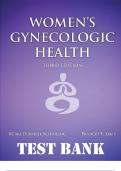 Test Bank for Womens Gynecologic Health 3rd Edition by Kerri D Schuiling & Frances E Likis.
