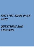 FMT3701 Exam pack 2023