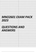 MNO2601 Exam pack 2023