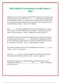 UWF: EDF6225-Foundations of ABA (Exam 1) Q&A 2023