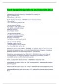 Staff Sergeant Questions and Answers 2023 
