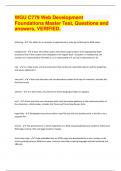 WGU C779 Web Development  Foundations Master Test&comma; Questions and  answers&comma; VERIFIED&period; Foundations Master Test&comma; Questions and answers&comma; VERIFIED