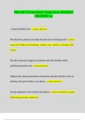 NHA PCT Exam Study Guide latest 2023&vert;2024 GRADED A&plus;