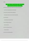 NRS 509 FINAL QUESTION AND ANSWERS &lpar;2023&sol;2024&rpar; &lpar;VERIFIED ANSWERS&rpar;