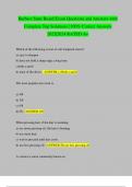 Barbers State Board Exam Questions and Answers with Complete Top Solutions &vert; 100&percnt; Correct Answers 2023&vert;2024 RATED A&plus;