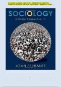 SOCIOLOGY A GLOBAL PERSPECTIVE 8TH EDITION BY FERRANTE COMPLETE CHAPTERS TEST BANK 100% CORRECT VERIFIED A+ GUIDE