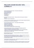 PNLE NP1 EXAM SOLVED 100&percnt; CORRECT&excl;&excl;