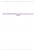 NRF CUSTOMER SERVICE Exam Study Guide Questions and Answers