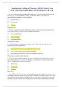 Chamberlain College of Nursing&colon; NR302 Final Exam 2021&lpar;UPDATED 2023&rpar; 100&percnt; VERIFIED&sol;A&plus; GRADE