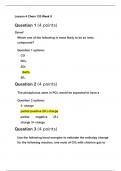 CHEM133 Week 9 Lesson 4 Quiz (All Correct)