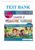 Wongs Essentials Of Pediatric Nursing 10th Edition Hockenberry Test Bank.