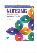 Test Bank for Clinical Nursing Skills: A Concept-Based Approach, 3e (Pearson)