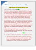DCL Midterm Essay Questions and Answers 2023