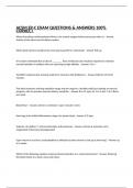 ACSM EP-C EXAM QUESTIONS & ANSWERS 100&percnt; CORRECT 