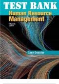TEST BANK FOR HUMAN RESOURCE MANAGEMENT 15TH EDITION