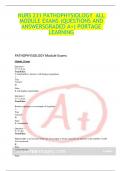 NURS 231 2024 Pathophysiology Final Exams Portage Learning Correct Q & A&period;