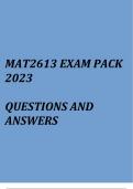 Real Analysis I(MAT2613 Exam pack 2023)