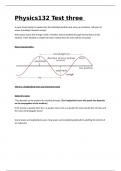 Summary Physics -  PHYS132