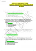 NGN PN HESI EXIT EXAM 2023&sol;2024 TEST BANK QUESTION WITH ANSWERS LATEST UPDATE A&plus; GRADE