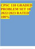 CPSC 110 GRADED PROBLEM SET 10 2022&sol;2023 RATED 100&percnt;