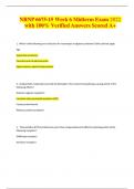 NRNP 6675-15 Week 6 Midterm Exam 2022 with 100&percnt; Verified Answers Scored A&plus;