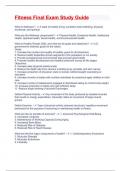 Fitness Final Exam Study Guide&period;