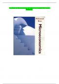 TEST BANK Microeconomics McConnell Brue  ALL CHAPTERS