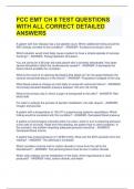 FCC EMT CH 8 TEST QUESTIONS WITH ALL CORRECT DETAILED ANSWERS