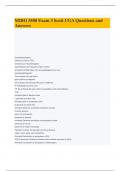 MIBO 3500 Exam 3 Scott UGA Questions and Answers