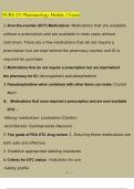 NURS 251 Pharmacology Module 1 - 5 BUNDLE  Exam Complete Latest Update 2023