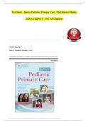 TEST BANK - Dawn Lee Garzon&comma; Burns&rsquo; Pediatric Primary Care 7th Edition By Starr&comma; Brady&comma; Gaylord&comma; Driessnack&comma; Duderstadt All Chapters 1 - 46&comma; Complete Newest Version