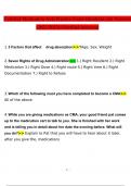 Certified Medication Aide Practice Exam Questions with complete solutions