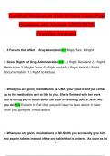   Certified Medication Aide Written Exam Prep  Questions with complete solutions